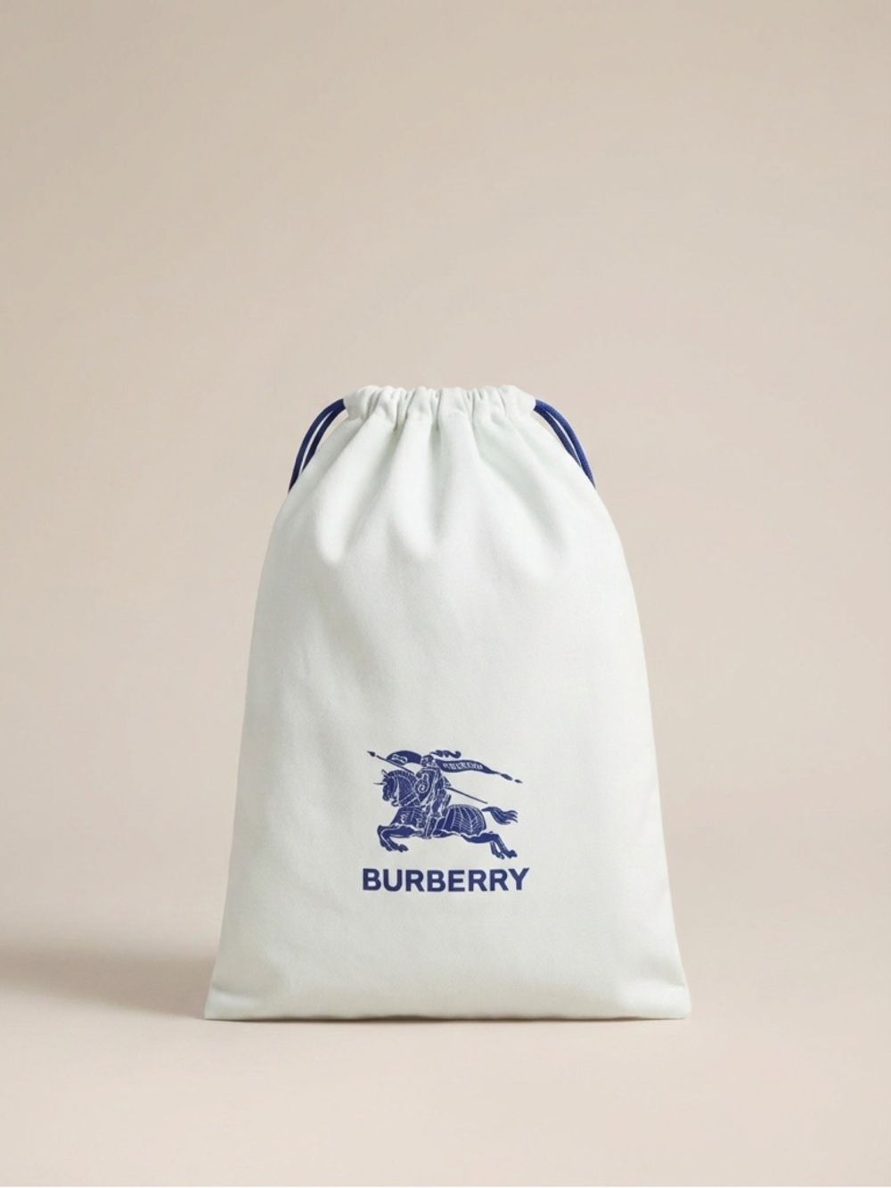 Burberry Shoe Dust Bag Set (2) – White Drawstring Bags – Logo & Equestrian
